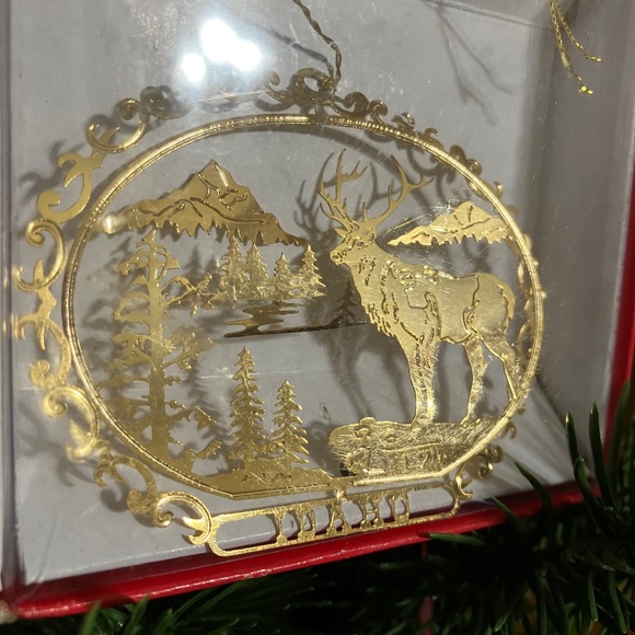 🎄IDAHO, THE GEM STATE, ORNAMENT 24K GOLD FINISHED BRASS,  NATION'S TREASURES - Picture 2 of 3